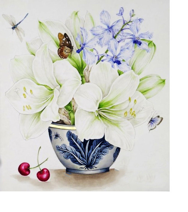 Натюрморт. - натюрморт, цветы, живопись. - оригинал
