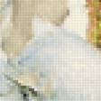 Предпросмотр схемы вышивки «Франческо Винеа. Девушка с кошкой и птичкой» (№2143113)