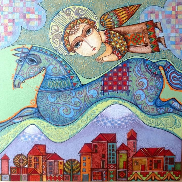 Цолак Шагинян. Полёт - конь, ангел - оригинал