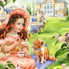 Схема вышивки «merienda en el jardin 2»