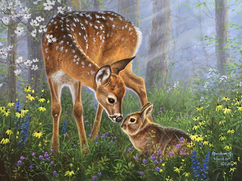 №2143493 - олененок, зайчик - оригинал