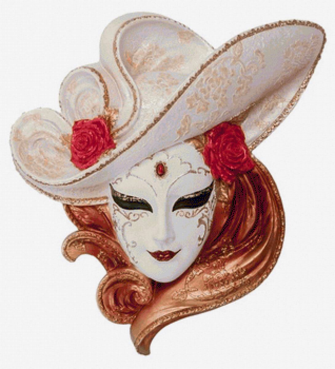 Венецианская маска - маска, венеция, карнавал - предпросмотр