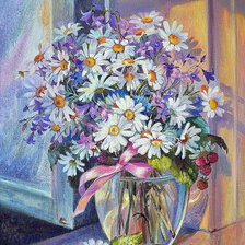 Схема вышивки «Ромашки»