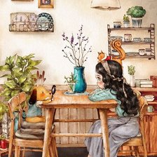 Схема вышивки «Single girl»