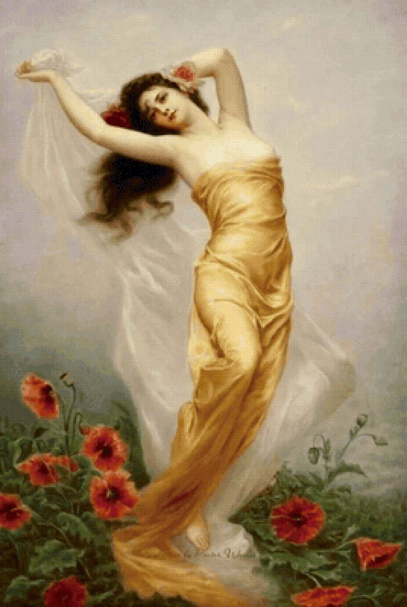 Рассвет. Edouard Bisson - девушка, 19 век, аллегория, живопись - предпросмотр