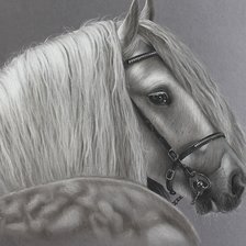 Схема вышивки «лошадь»