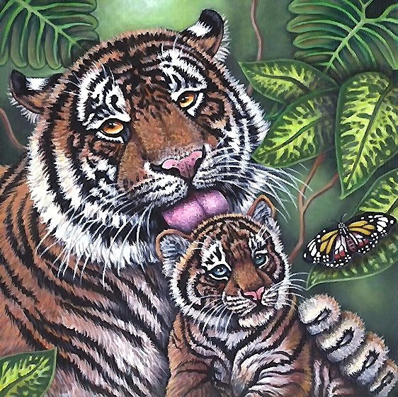 тигры - оригинал