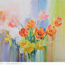 Оригинал схемы вышивки «tulipany i zonkile» (№2145268)
