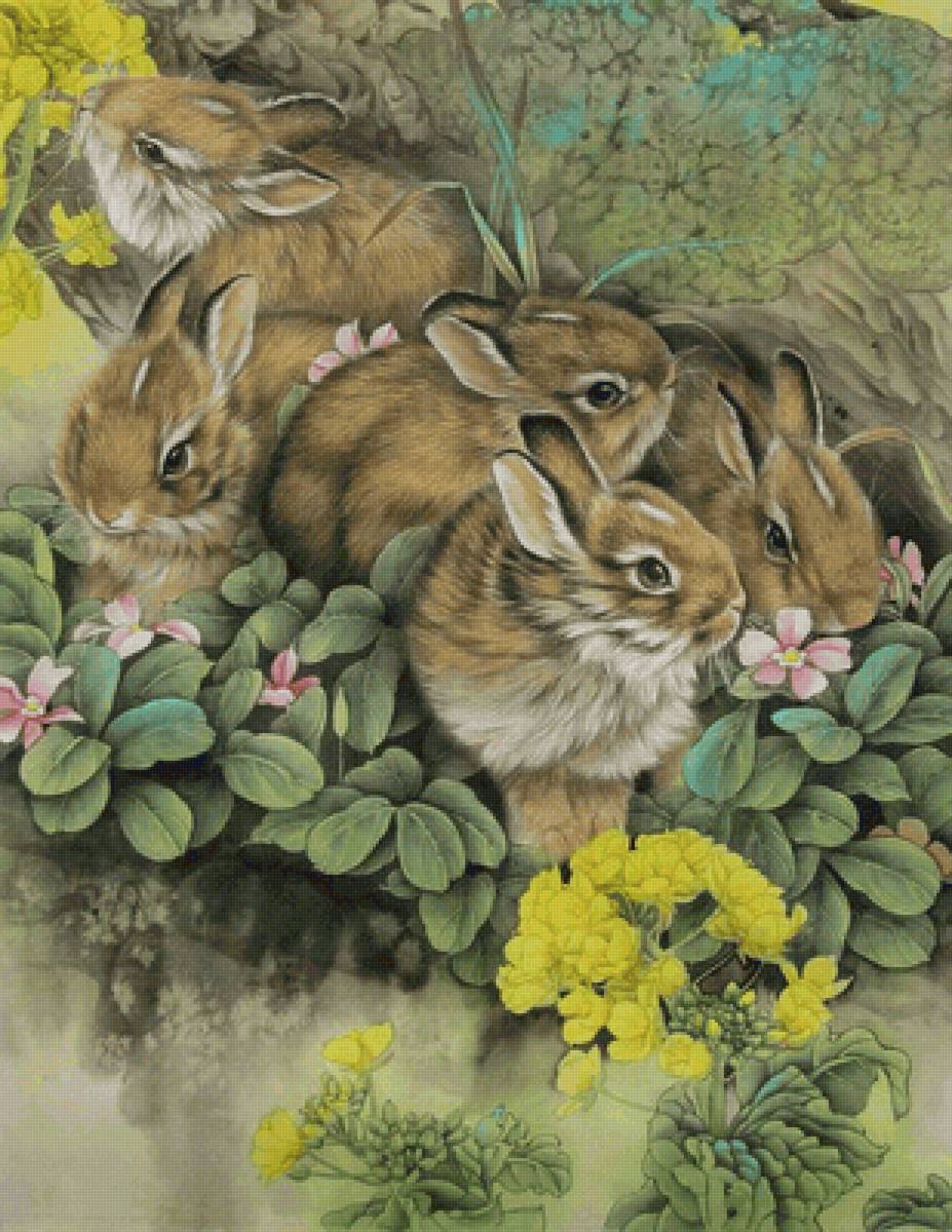 №2147184 - зайчики - предпросмотр