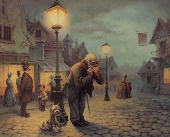 musico callejero - grupos - оригинал