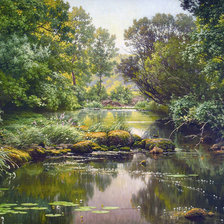 Схема вышивки «Тишина над водой»