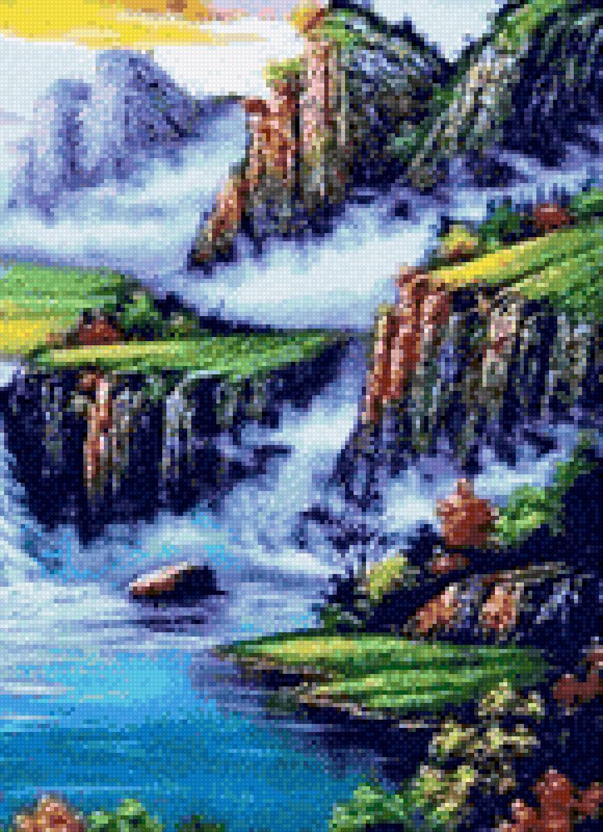 Горный пейзаж - природа, горы - предпросмотр