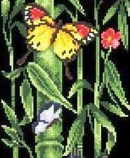 Схема вышивки «Пано "Бабочки"»