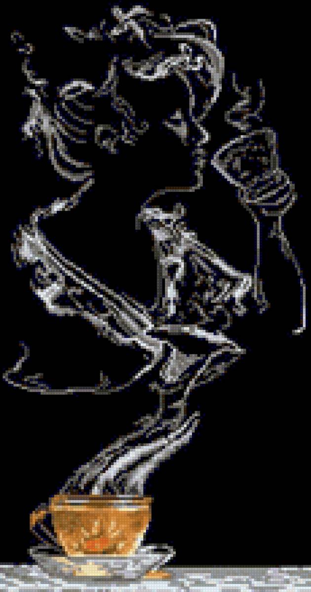 Чашка чая - чашка, девушка - предпросмотр