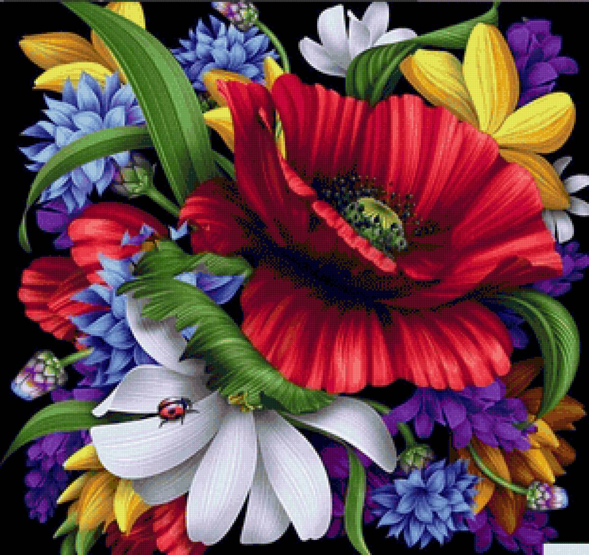 Цветы - цветы, букет - предпросмотр