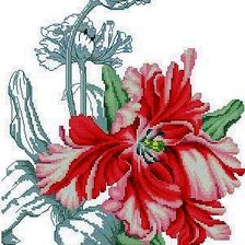 Схема вышивки «Цветы»
