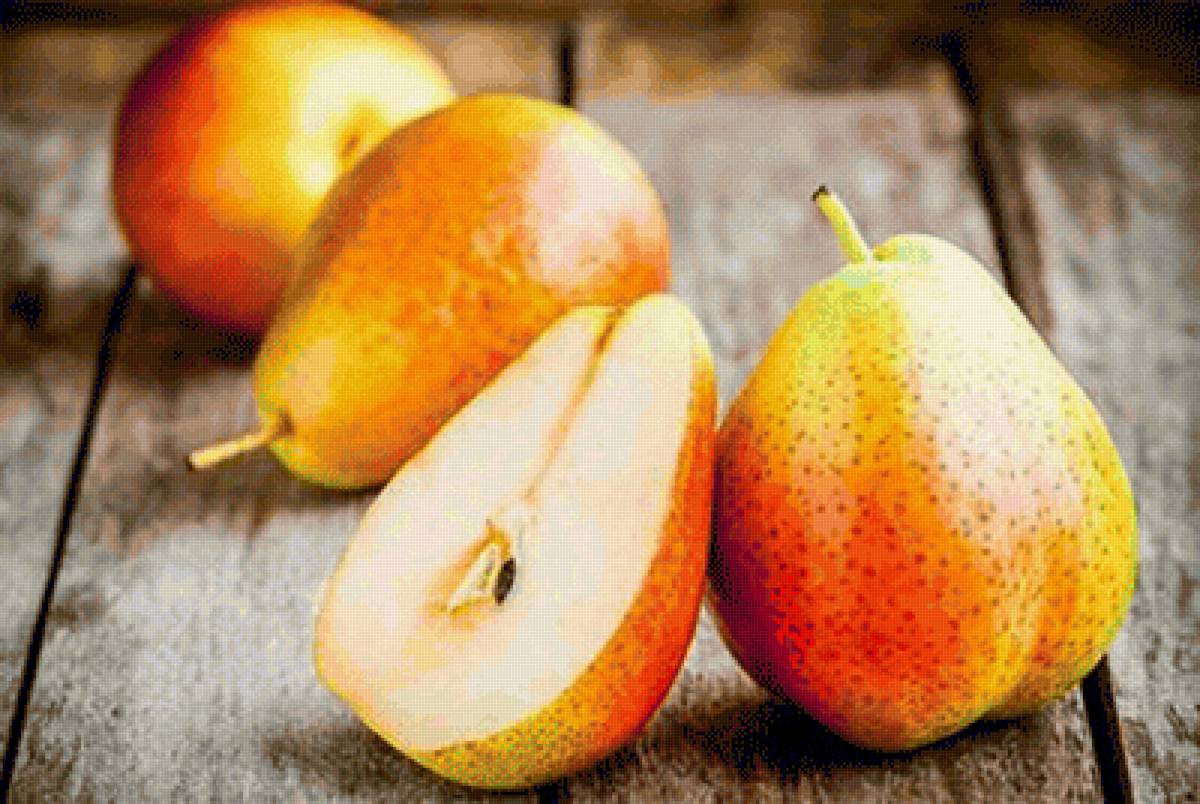 Спелые груши - груши, фрукты, натюрморт - предпросмотр