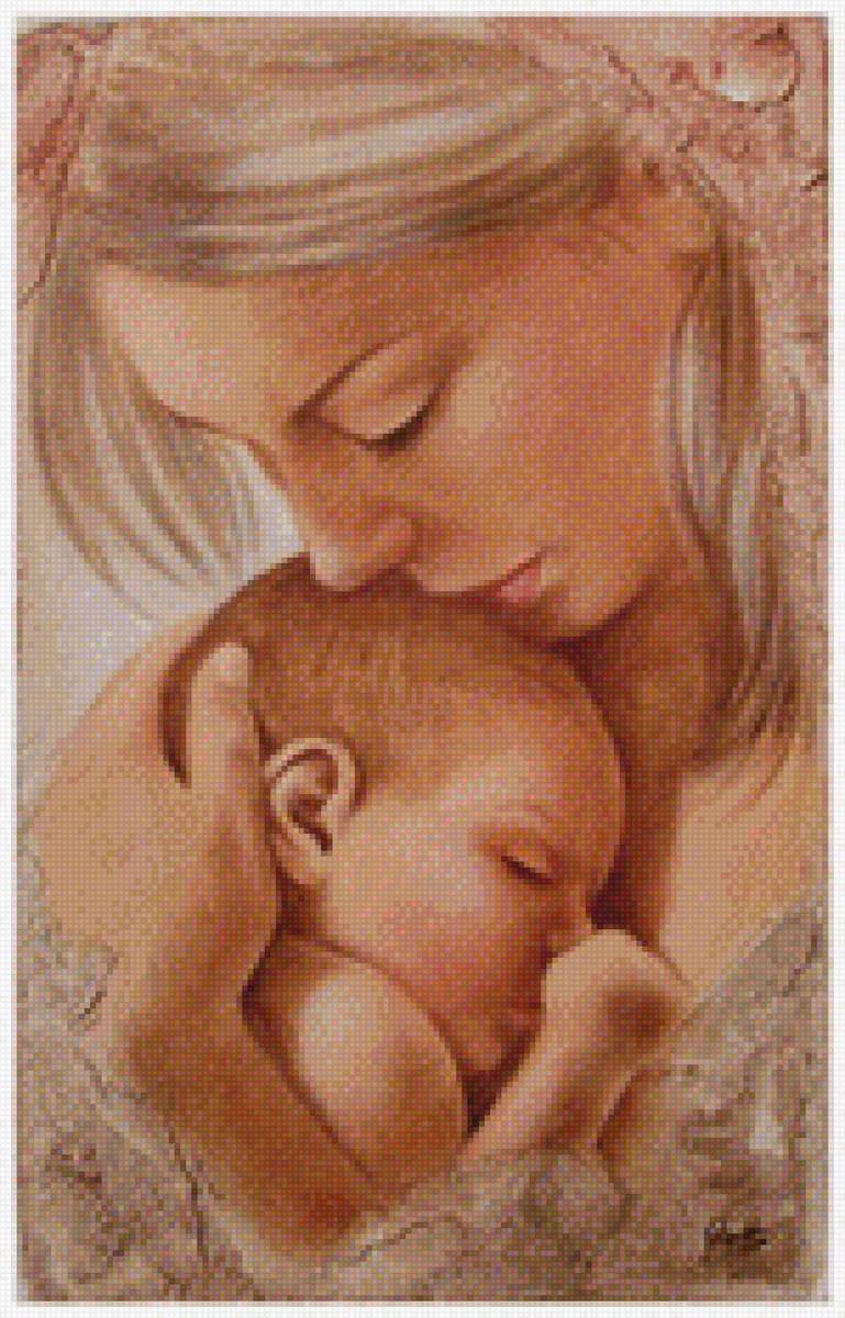 Мама и малыш - мама, малыш - предпросмотр