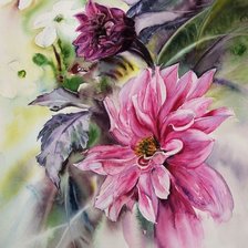 Схема вышивки «цветы»