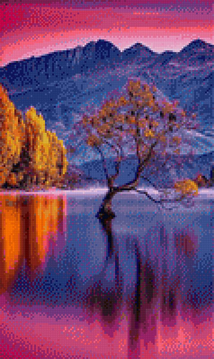 Горный пейзаж - природа - предпросмотр