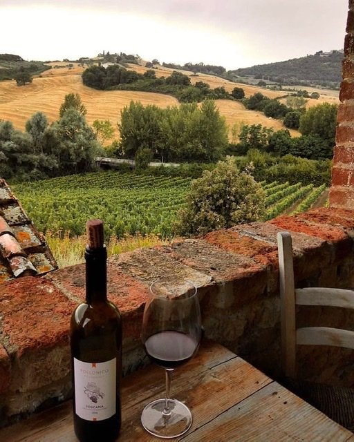 French weekend - поля, пейзаж, вино, франция - оригинал