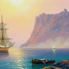 Схема вышивки «паруса»