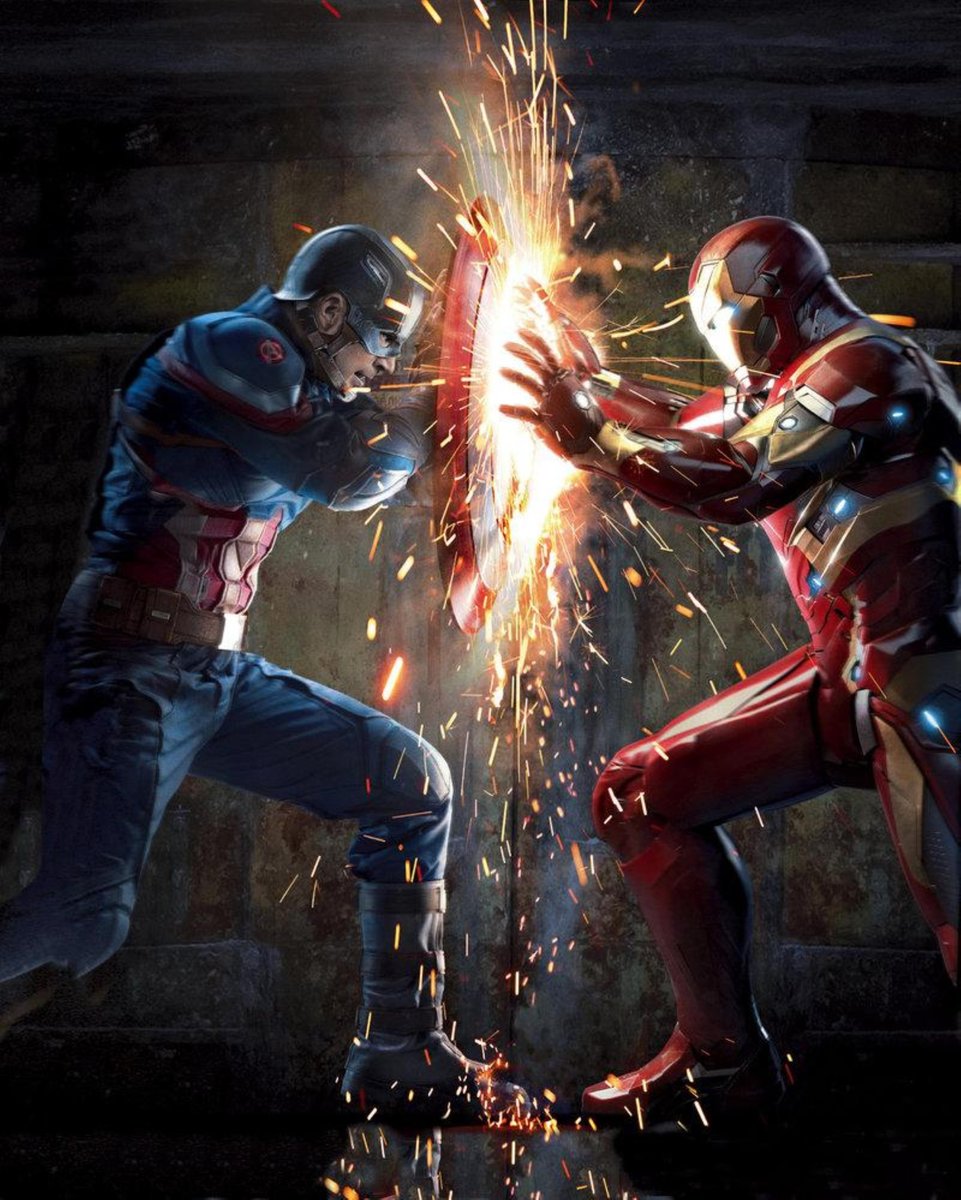 Civil war - #marvel #civilwar #ironman #captainamerica - оригинал