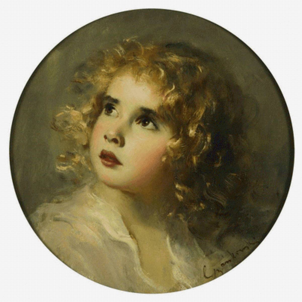 Детский портрет. Boleslaw Szankowski - живопись, 19 век, портрет, ребенок, дети - предпросмотр
