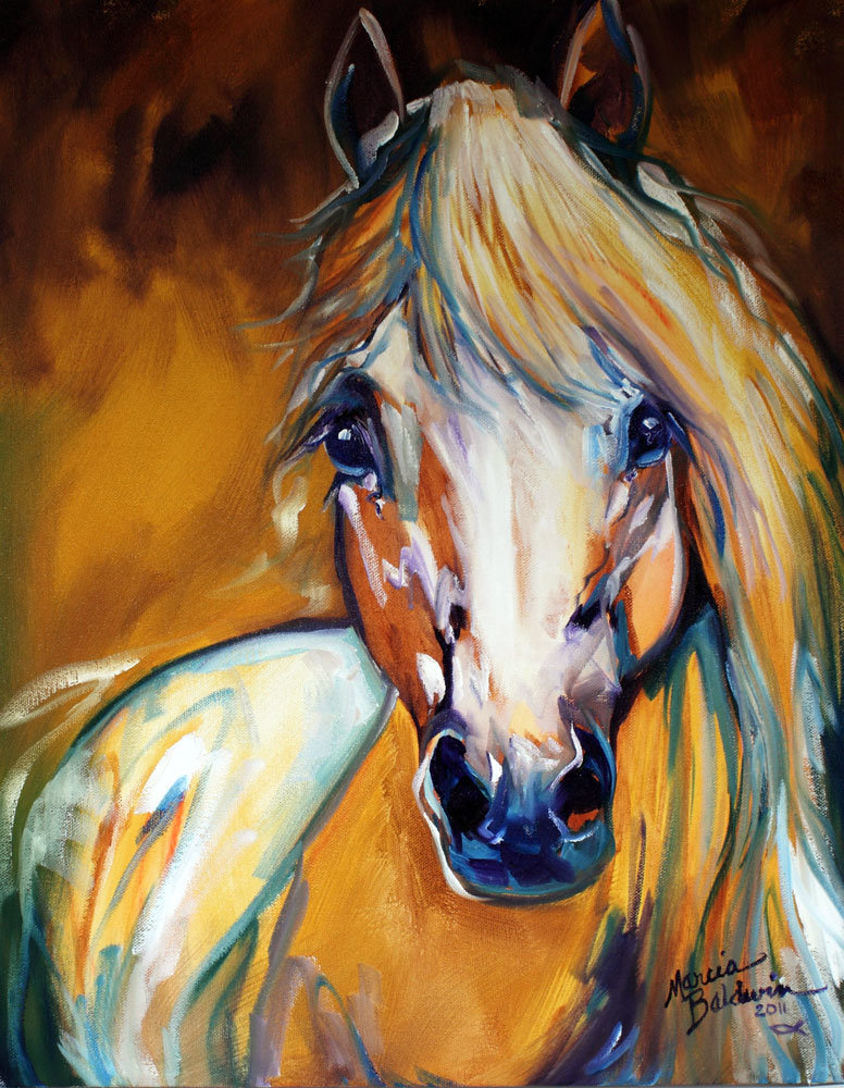 Плачущая лошадь - живопись., природа, лошади, лошадь, настроение, кони - оригинал
