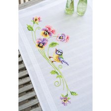 Схема вышивки «птичка»