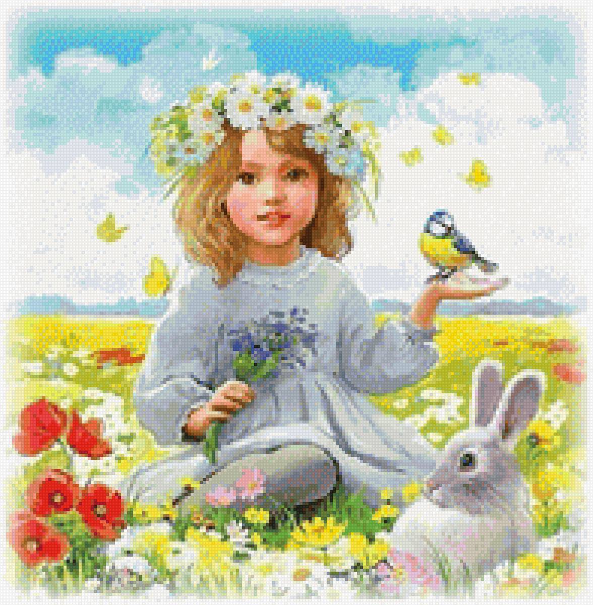 Девочка-лето - девочка, лето, дети - предпросмотр