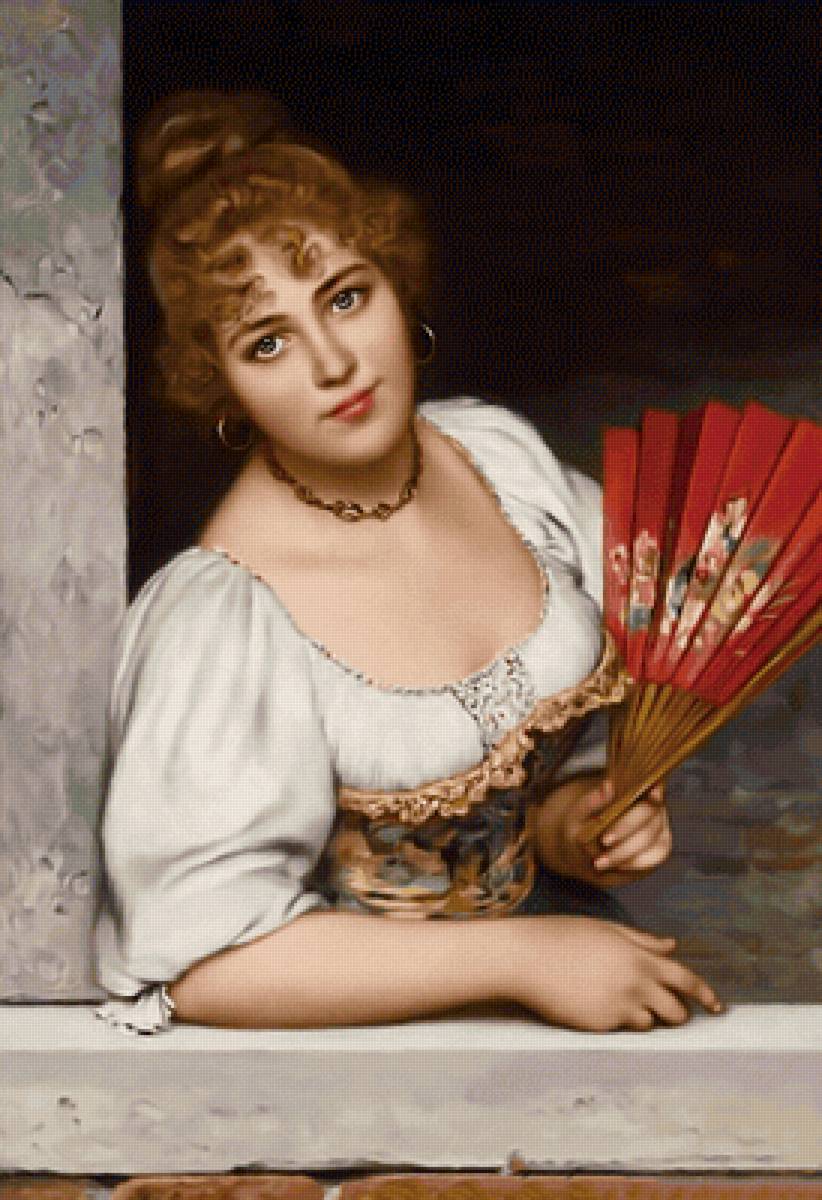 серия "Портреты" - портрет, девушка - предпросмотр