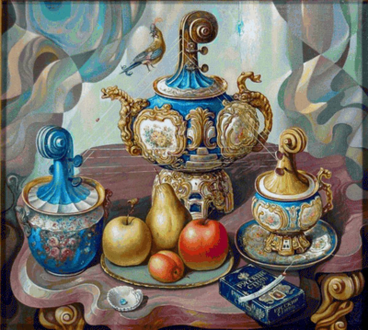 ЭДУАРД УЛАН.ЧАЙНЫЕ НОТЫ - натюрморт - предпросмотр