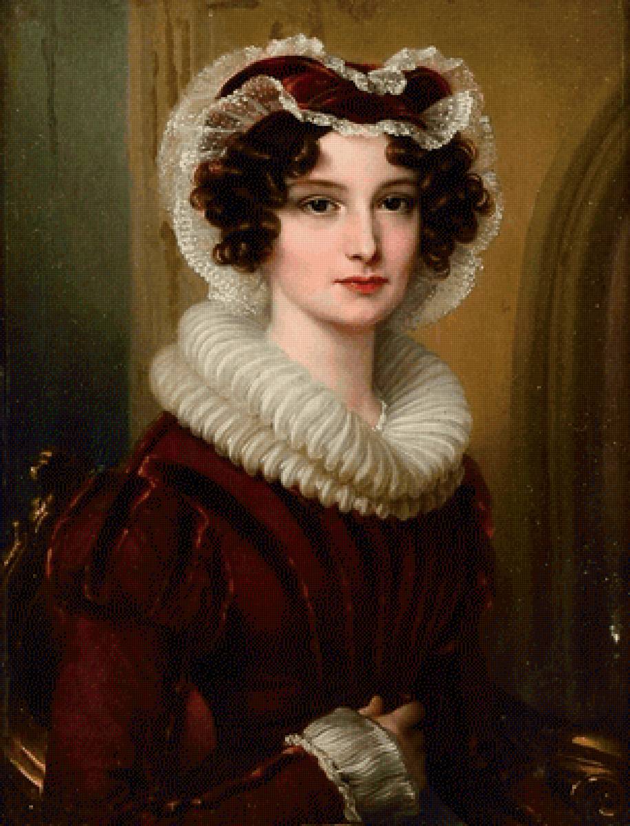 Женский портрет. Heinrich Friedrich Füger - 19 век, портрет, девушка, дама, живопись, женщина - предпросмотр