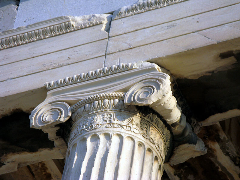 Ионическая капитель - акрополь, архитектура, греция - оригинал