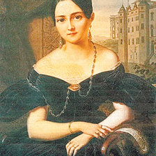 Схема вышивки «черноокая Росетти»