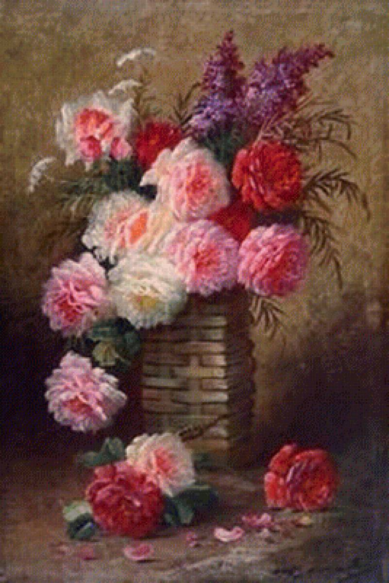 цветы - картина - предпросмотр