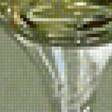 Предпросмотр схемы вышивки «Бокал белого вина» (№2153669)
