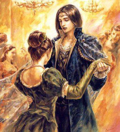 танец - бал, фэнтези, влюбленные - оригинал