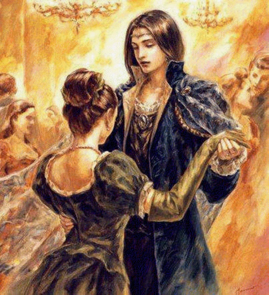 танец - влюбленные, фэнтези, бал - предпросмотр