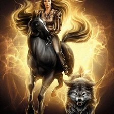 Схема вышивки «Призрачная охота»