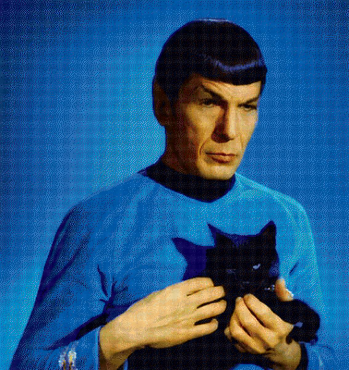 Спок - звездный путь, кошка - предпросмотр