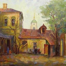 Схема вышивки «Коренные москвички»