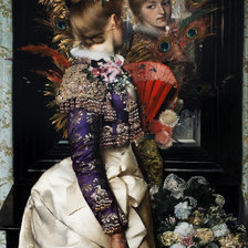 Схема вышивки «Gabriel Schachinger. Сладкие мысли»