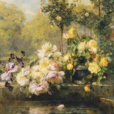 Схема вышивки «цветы»