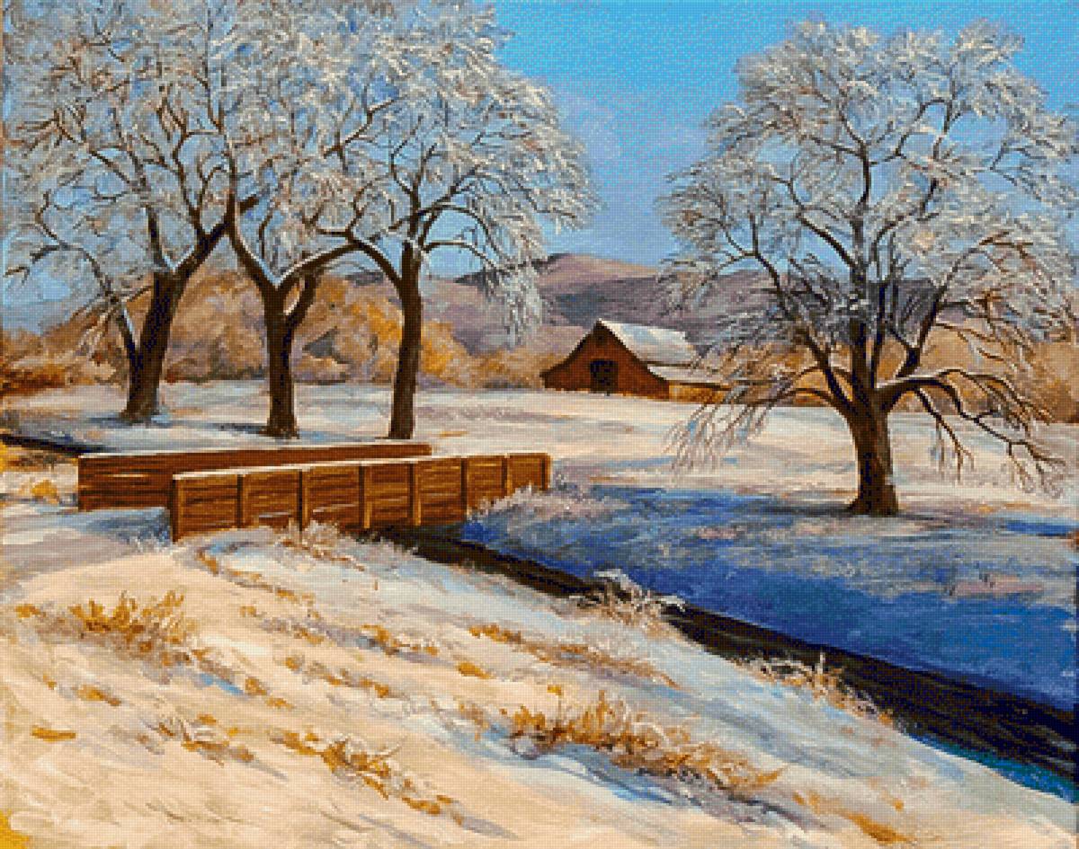 Thaw. - snowscapes. - предпросмотр