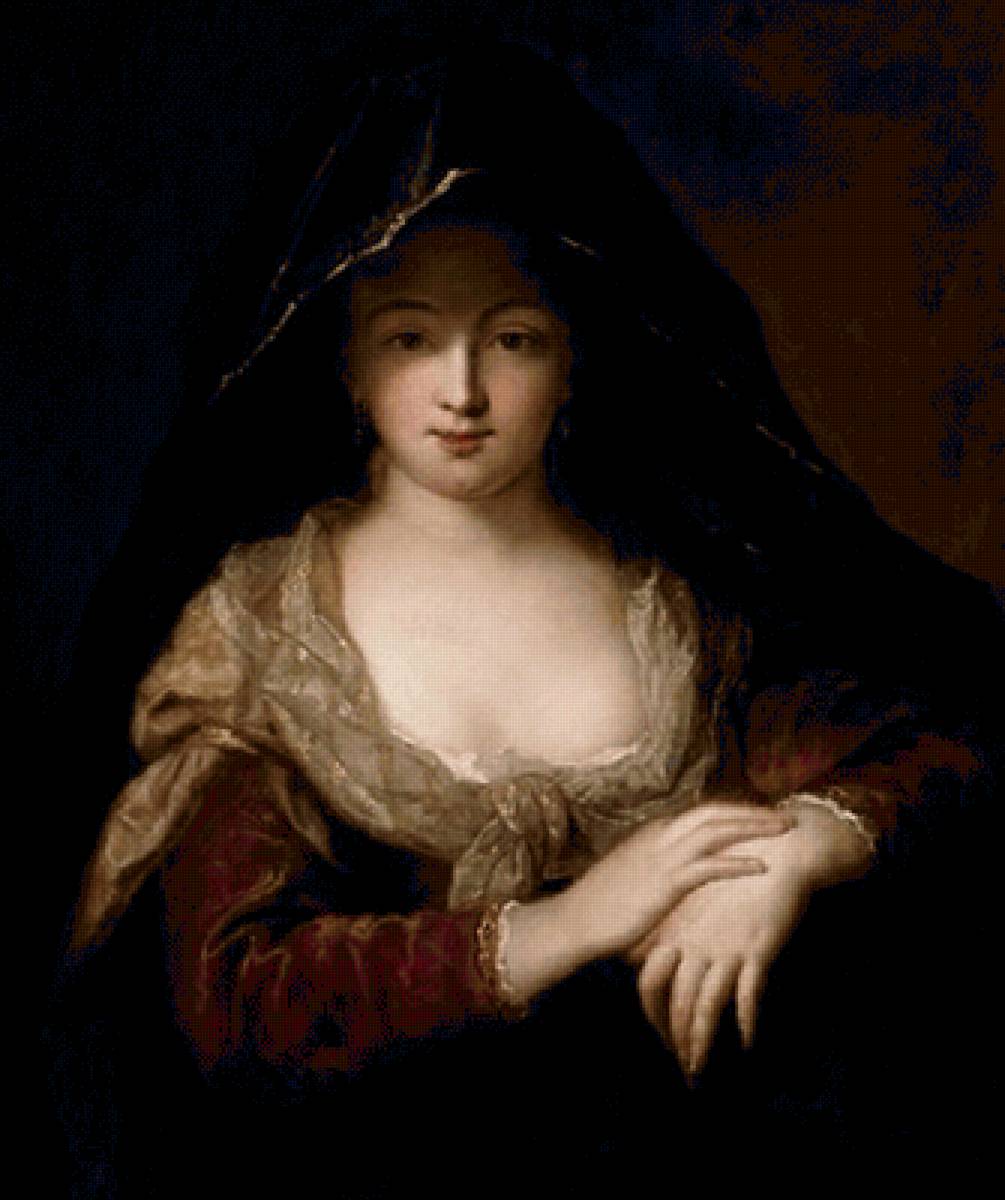 Jean Raoux. Испанка - портрет, 18 век, живопись, девушка - предпросмотр