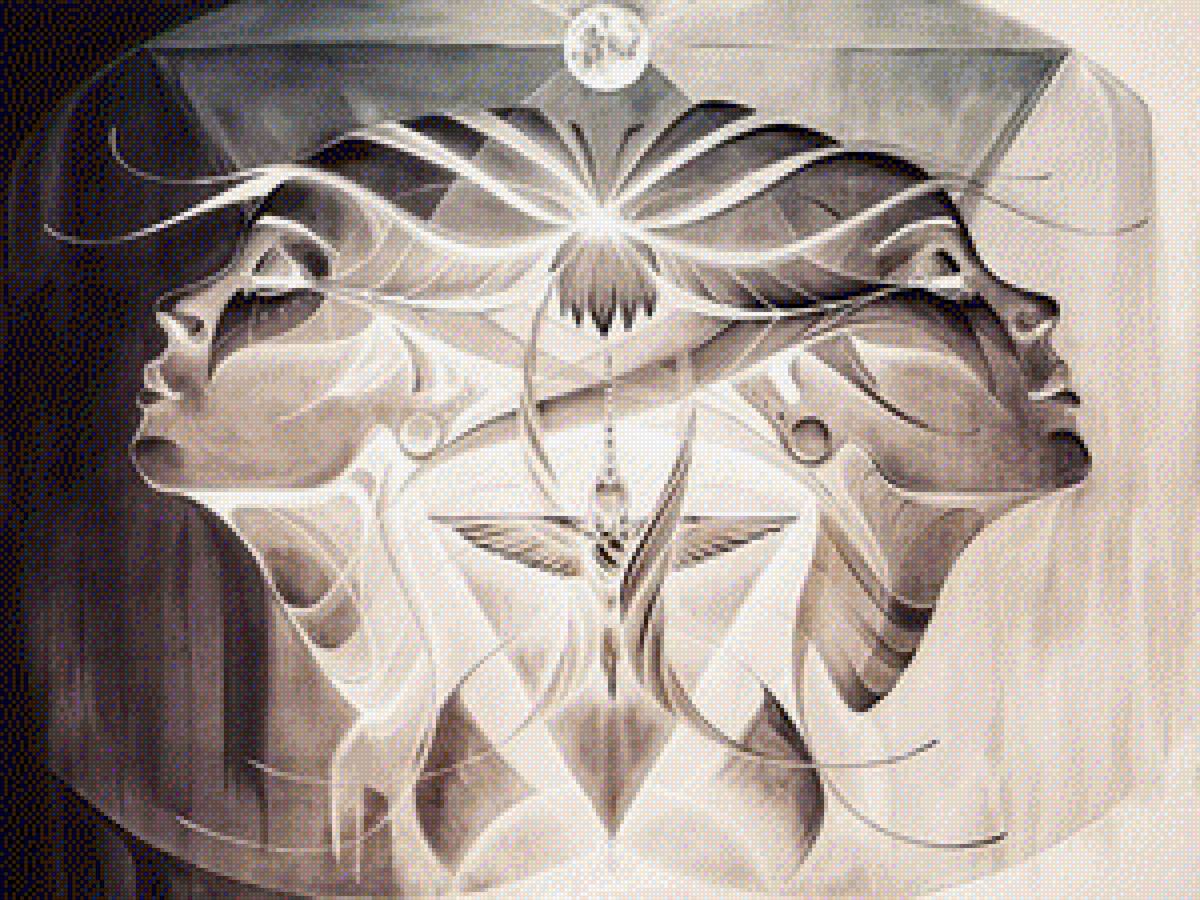 almas gemeas - abstrato - предпросмотр