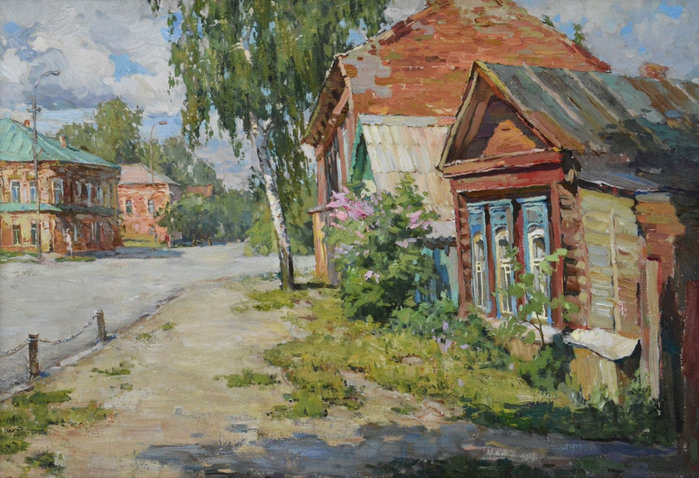 Летом в Пензе - провинция, художник артем балакин, пенза - оригинал