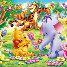 Схема вышивки «винни пух»